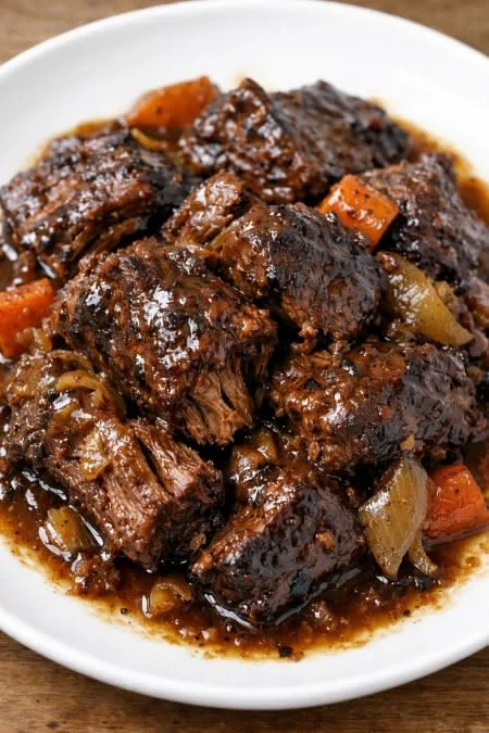 slow cooker beef bourguignon