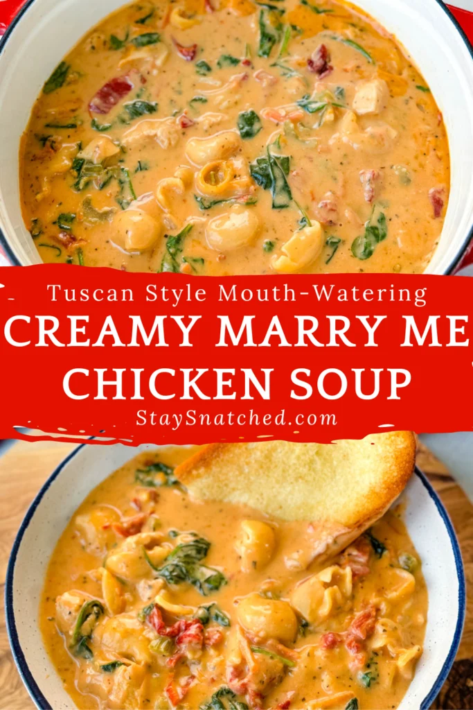 Creamy Marry Me Tuscan Chicken Soup – Easy 50-Minute Dinner